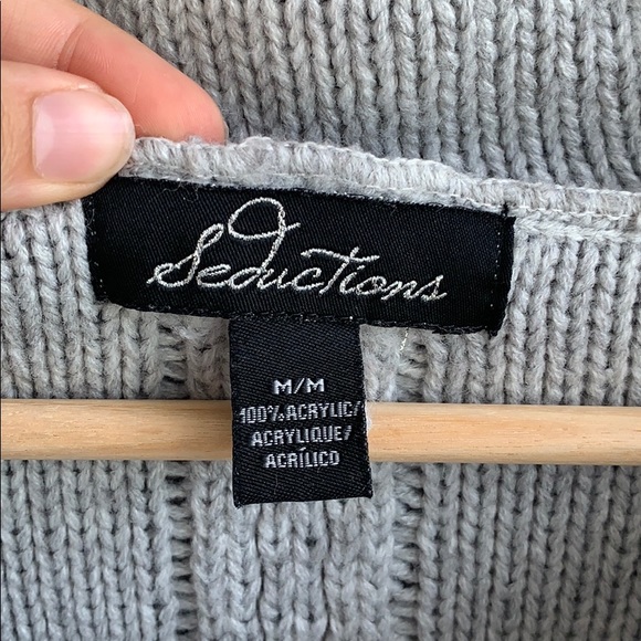 Short sleeve poncho like sweater - Picture 3 of 4